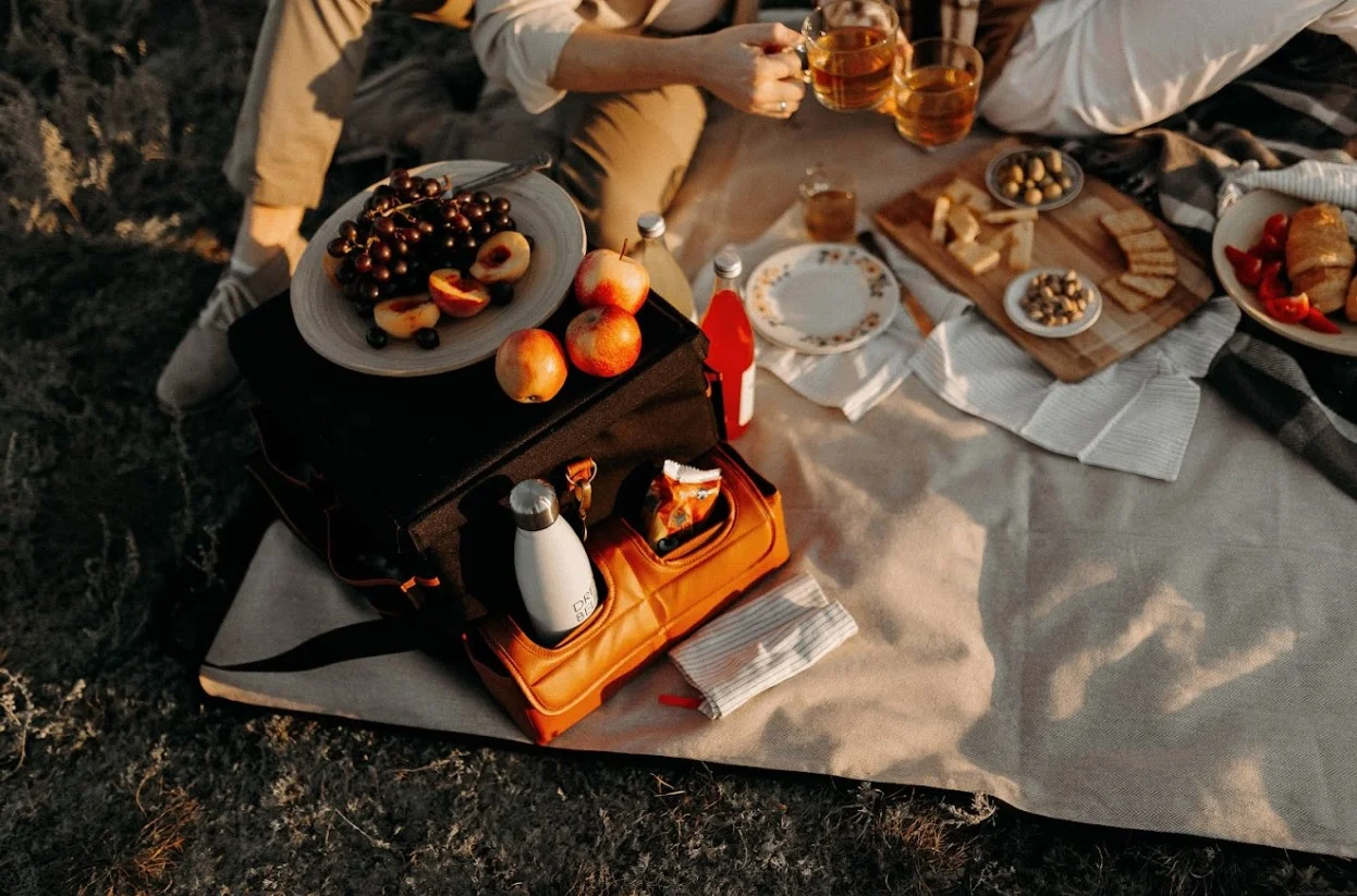 white picnic blanket waterproof